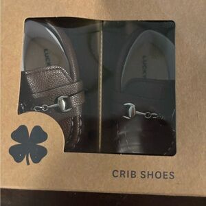 Lucky Brand Brown Baby Crib Shoes